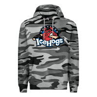Slate Camo The Icehogs, Rockford Premium Hoodie - artisFamous