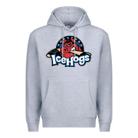 Heather Grey The Icehogs, Rockford Premium Hoodie - artisFamous
