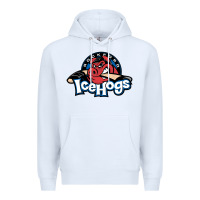 White The Icehogs, Rockford Premium Hoodie - artisFamous