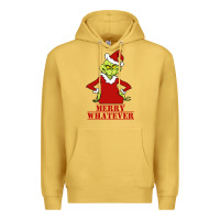 Antique Gold Merry Whatever Grinch Premium Hoodie - artisFamous