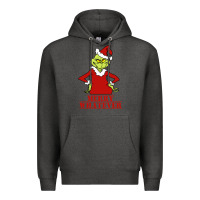 Charcoal Heather Merry Whatever Grinch Premium Hoodie - artisFamous