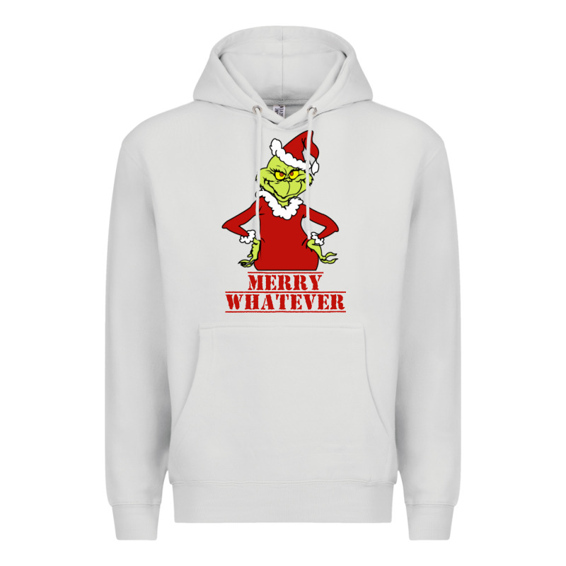 Merry Whatever Grinch Premium Hoodie by artisFamous | Teevron