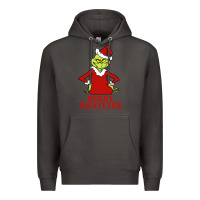 Smoke Merry Whatever Grinch Premium Hoodie - artisFamous