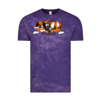 Cloud Purple Hallowen Panda Vintage Tee - LillyAllenDesigns