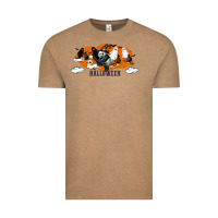 Vintage Coffee Hallowen Panda Vintage Tee - LillyAllenDesigns
