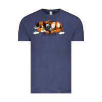Vintage Denim Hallowen Panda Vintage Tee - LillyAllenDesigns