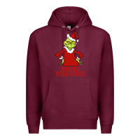 Burgundy Merry Whatever Grinch Premium Hoodie - artisFamous