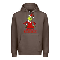 Coffee Merry Whatever Grinch Premium Hoodie - artisFamous