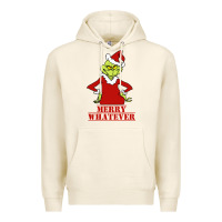 Tofu Merry Whatever Grinch Premium Hoodie - artisFamous