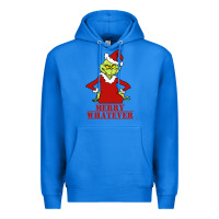 True Royal Merry Whatever Grinch Premium Hoodie - artisFamous