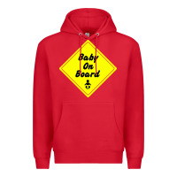 Red baby on board Premium Hoodie - artisFamous