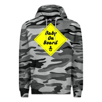 Slate Camo baby on board Premium Hoodie - artisFamous