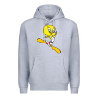 Heather Grey tweety bird Premium Hoodie - artisFamous