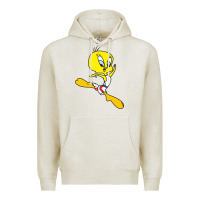 Oatmeal Heather tweety bird Premium Hoodie - artisFamous