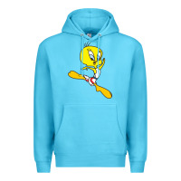 Ocean Blue tweety bird Premium Hoodie - artisFamous