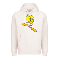 Pale Pink tweety bird Premium Hoodie - artisFamous