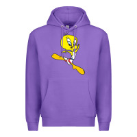 Purple tweety bird Premium Hoodie - artisFamous