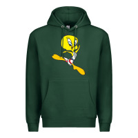 Sports Green tweety bird Premium Hoodie - artisFamous
