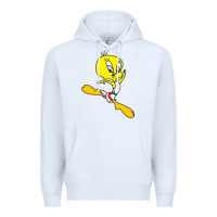 White tweety bird Premium Hoodie - artisFamous