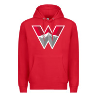 Red Western Colorado Gift Premium Hoodie - artisFamous