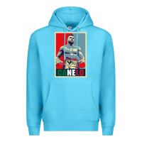 Ocean Blue canelo alvarez mexican boxing Premium Hoodie - artisFamous