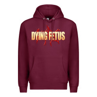 Burgundy dying fetus 3 Premium Hoodie - artisFamous