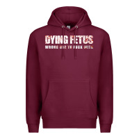 Burgundy dying fetus 4 Premium Hoodie - artisFamous