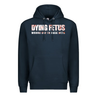 Navy dying fetus 4 Premium Hoodie - artisFamous