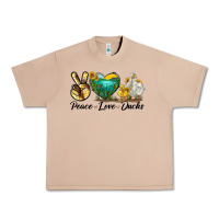 Burro Peace Love Ducks Urban Heavy Tee - LillyAllenDesigns