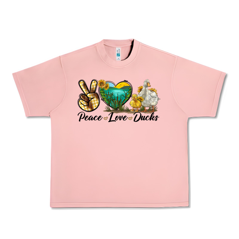 Peace Love Ducks Urban Heavy Tee by LillyAllenDesigns | Teevron