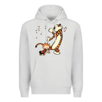 Dove Grey calvin dance party Premium Hoodie - artisFamous