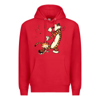Red calvin dance party Premium Hoodie - artisFamous