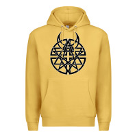 Antique Gold disturbed 1 Premium Hoodie - artisFamous