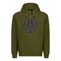 Army Green disturbed 1 Premium Hoodie - artisFamous