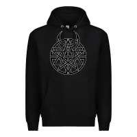 Black disturbed 1 Premium Hoodie - artisFamous