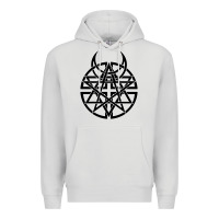 Dove Grey disturbed 1 Premium Hoodie - artisFamous