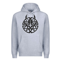 Heather Grey disturbed 1 Premium Hoodie - artisFamous