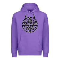Purple disturbed 1 Premium Hoodie - artisFamous