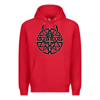 Red disturbed 1 Premium Hoodie - artisFamous