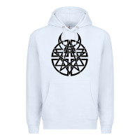 White disturbed 1 Premium Hoodie - artisFamous