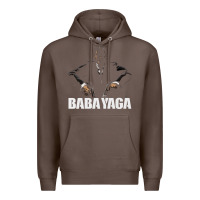 Coffee baba yaga Premium Hoodie - artisFamous