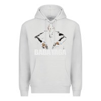 Dove Grey baba yaga Premium Hoodie - artisFamous