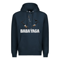 Navy baba yaga Premium Hoodie - artisFamous