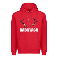 Red baba yaga Premium Hoodie - artisFamous
