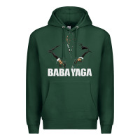 Sports Green baba yaga Premium Hoodie - artisFamous