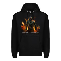 Black disturbed 8 Premium Hoodie - artisFamous