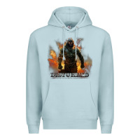 Blue Mist disturbed 8 Premium Hoodie - artisFamous
