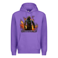 Purple disturbed 8 Premium Hoodie - artisFamous