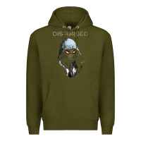 Army Green disturbed 10 Premium Hoodie - artisFamous