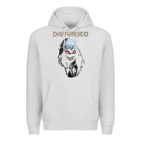 Dove Grey disturbed 10 Premium Hoodie - artisFamous
